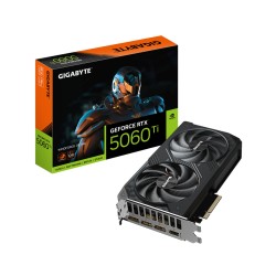 GIGABYTE GeForce RTX 5060 Ti Windforce OC 16GB GDDR7 - 2587 MHz Boost, PCIe 5.0, GV-N506TWF2OC-16GD (Boxed)