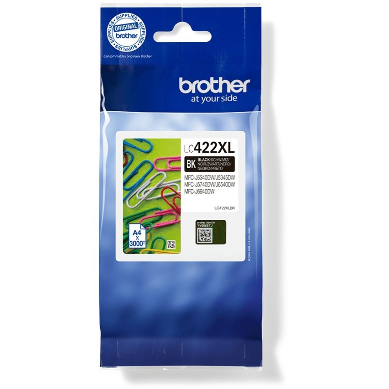 Buy Brother HY Ink Cartridge - LC422XLBK - For BH19M B Compatible with MFC-J5340... in Cyprus, Nicosia, Limassol, Larnaka, Pafos