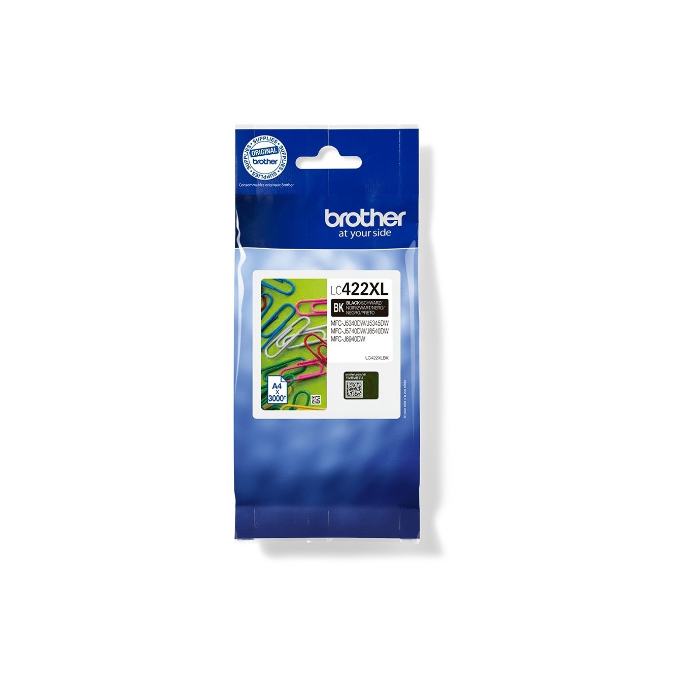 Brother HY Ink Cartridge - LC422XLBK - For BH19M B Compatible with MFC-J5340DW MFC-J5740DW MFC-J6540DW MFC-J6940DW 3000 pages