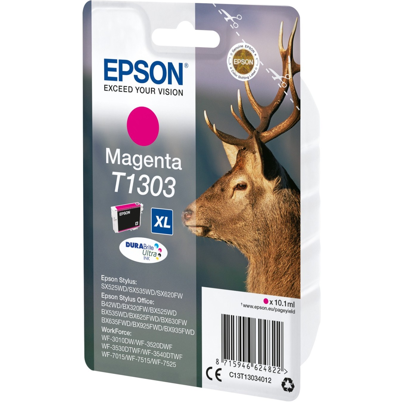 Epson - T130340 - Magenta, NEW PACKAGING — Buy in Cyprus with Fast Delivery