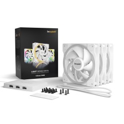 Buy be quiet! Light Wings 120mm PWM - 3‑pack White ARGB Case Fans, 1700 RPM, 4... in Cyprus, Nicosia, Limassol, Larnaka, Pafos
