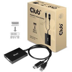 Buy Club3D Adapter DisplayPort to DVI-D - Active Dual in Cyprus, Nicosia, Limassol, Larnaka, Pafos