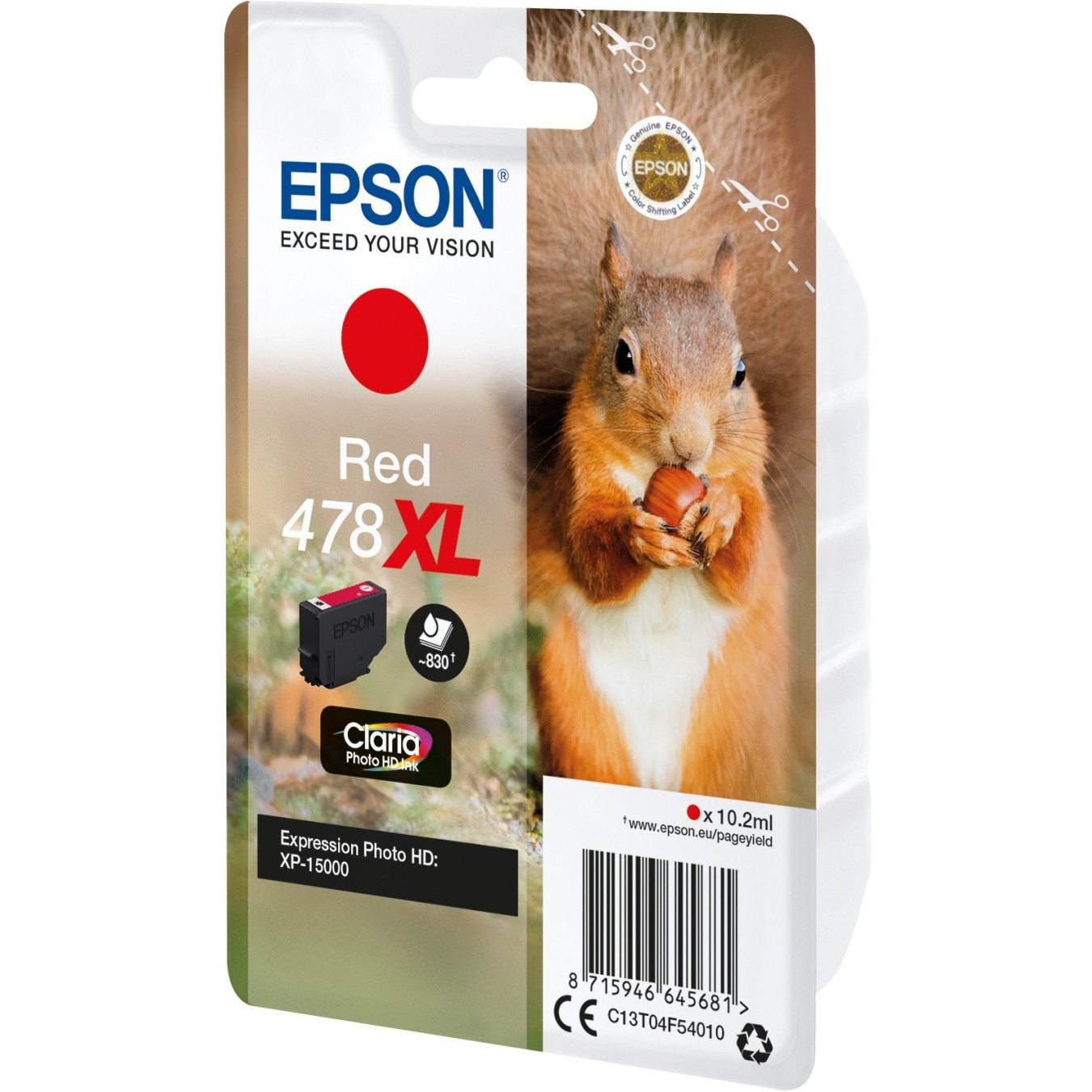 Epson 478 - C13T04F54010 - red HC — Buy in Cyprus with Fast Delivery