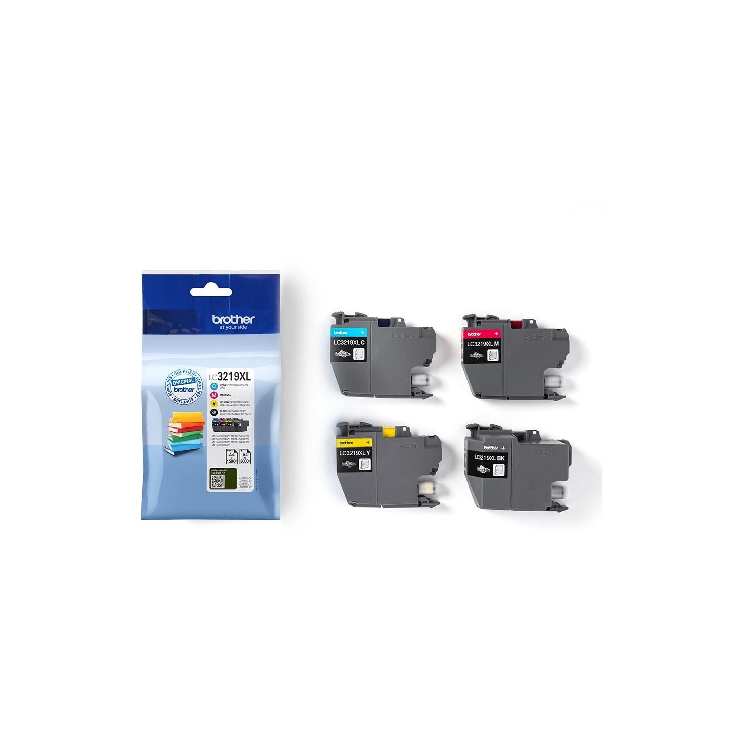 Brother Ink Value Pack - LC-3219XLVALDR - BK C M Y — Buy in Cyprus with Fast Delivery