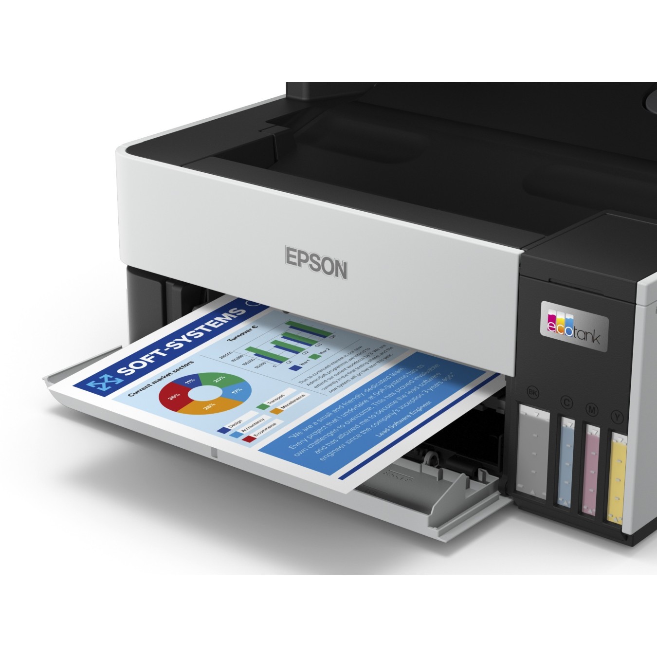 T Epson EcoTank Inkjet Printer - ET-5170 - 4-in-1 A4 LAN Wi-Fi ADF Duplex — Buy in Cyprus with Fast Delivery