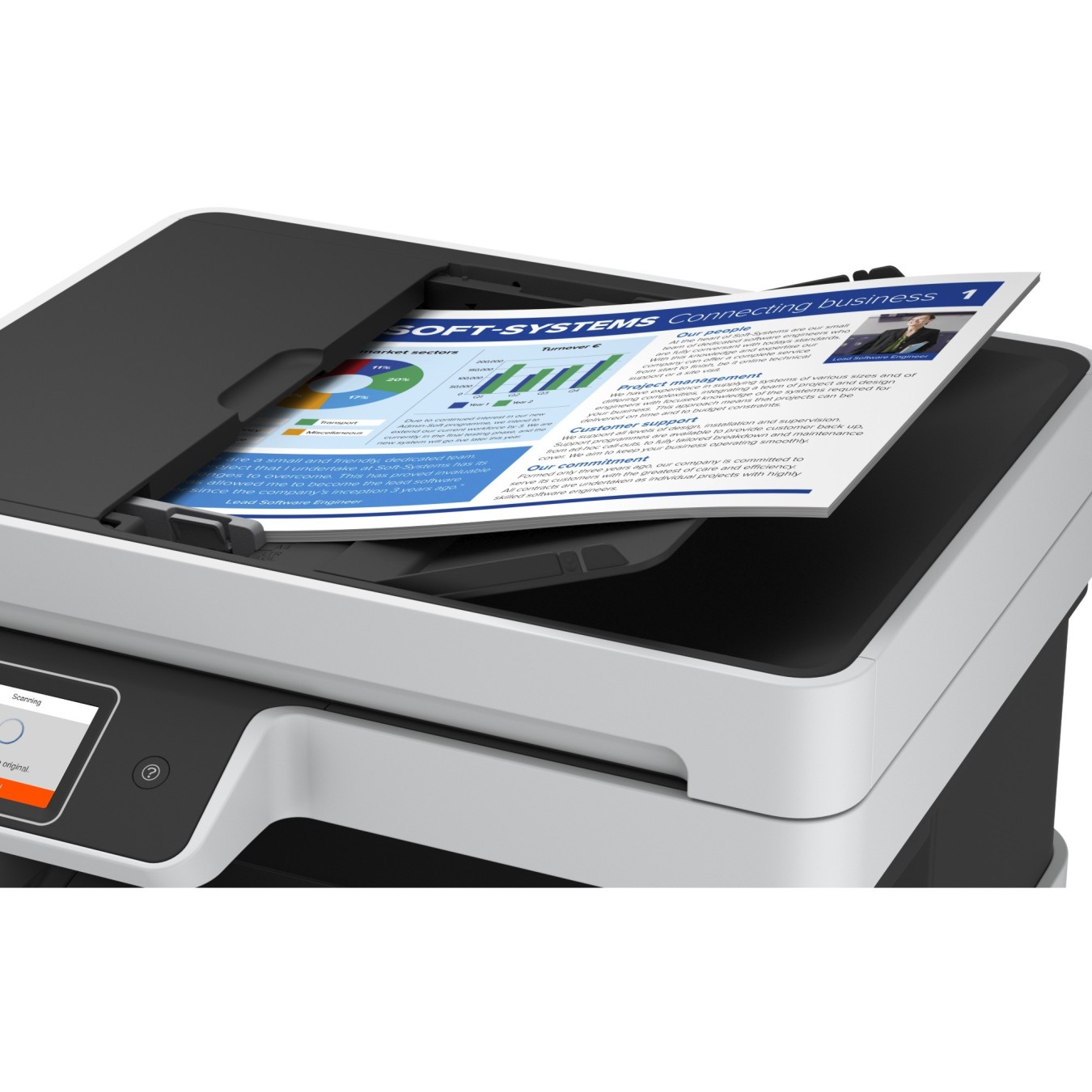 T Epson EcoTank Inkjet Printer - ET-5170 - 4-in-1 A4 LAN Wi-Fi ADF Duplex — Buy in Cyprus with Fast Delivery