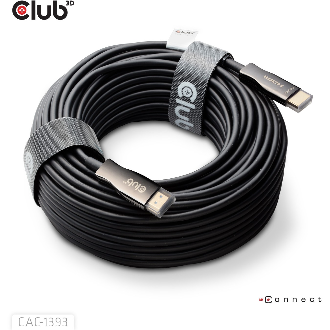 Club3D HDMI Cable A - to A 2.1 active optical 8K60Hz UHD 50 meter retail — Buy in Cyprus with Fast Delivery