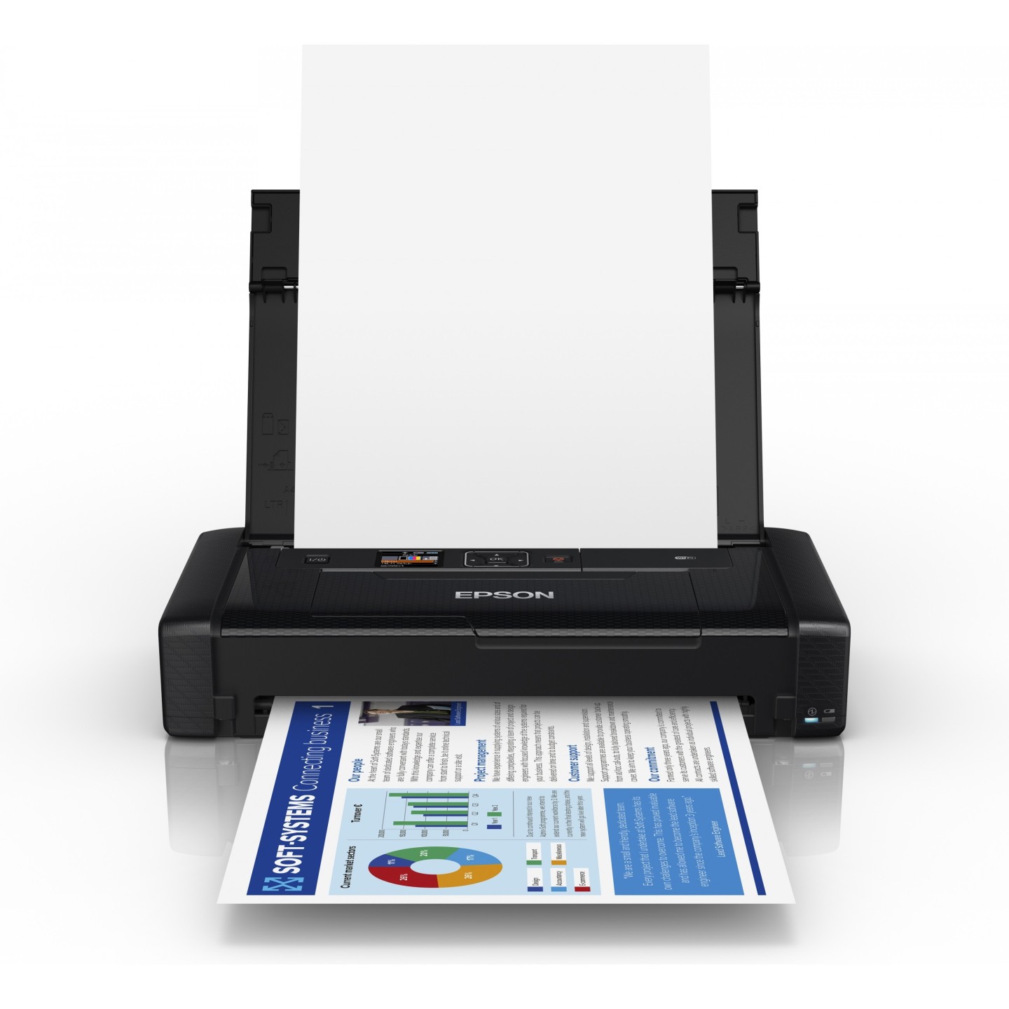 Epson WorkForce Mobile Inkjet Printer - WF-110W - A4 USB WLAN WiFi Direct incl. Battery — Buy in Cyprus with Fast Delivery