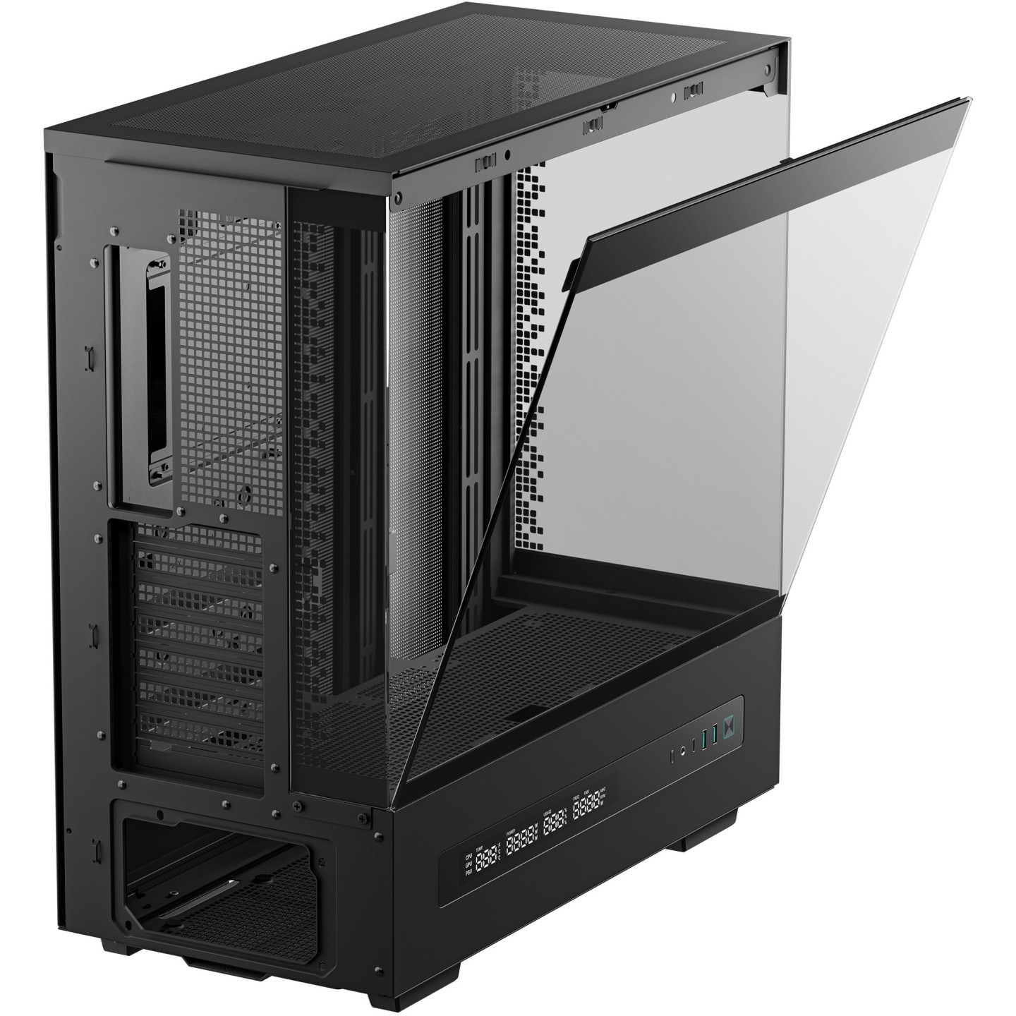 DeepCool CH690 DIGITAL Mid Tower PC Case - Black Tempered Glass ATX - R-CH690-BKDA00 (Boxed)