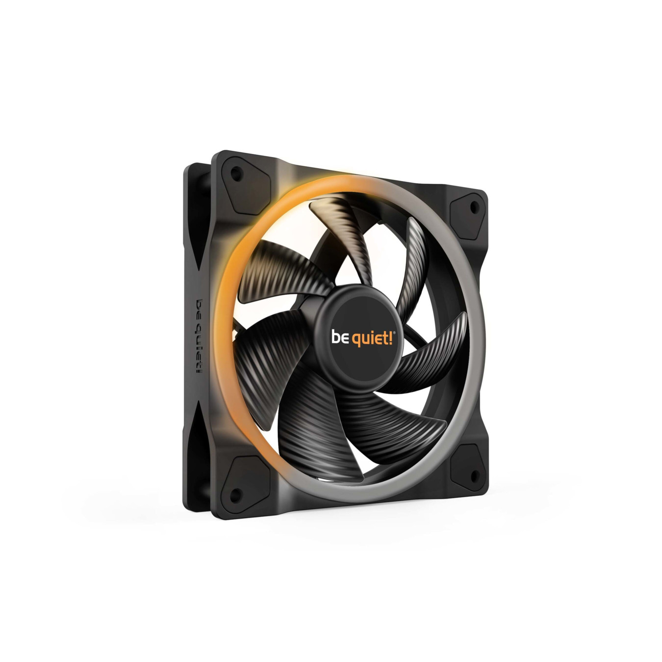Be Quiet Light Wings 140mm PWM Reverse - White ARGB Case Fan, 4-pin PWM, 1300 RPM, Low Noise