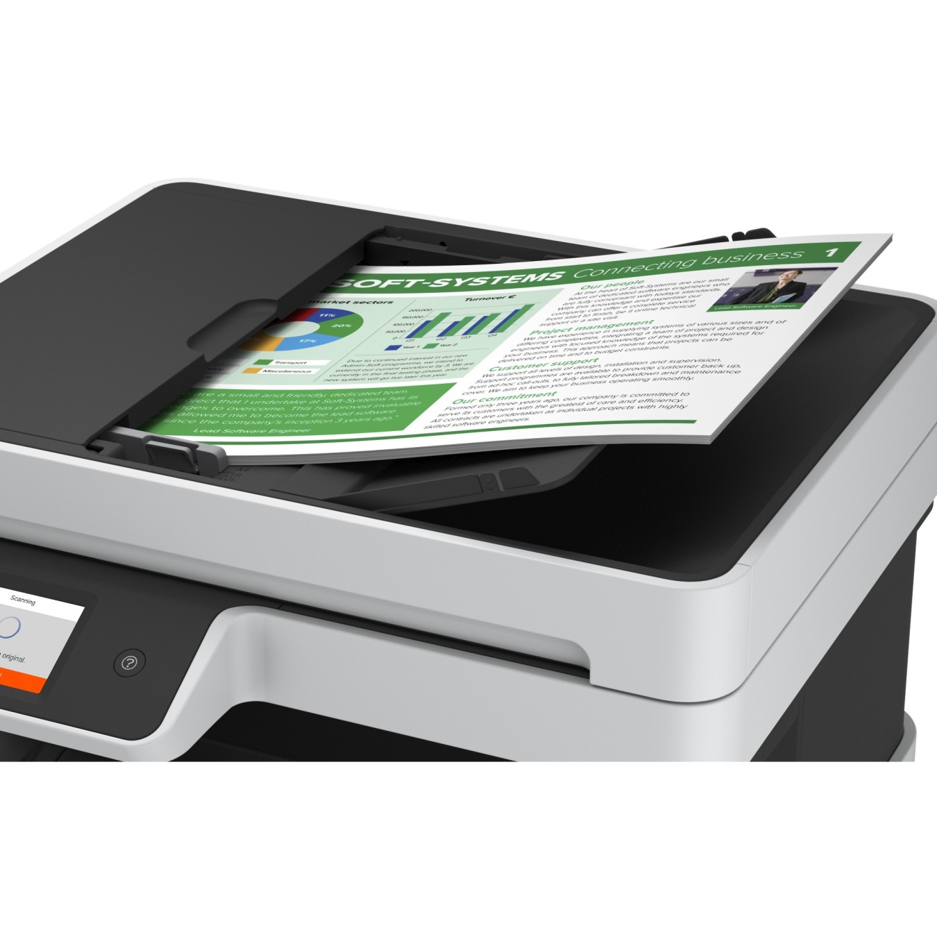 Epson EcoTank Inkjet Printer - ET-5150 - 3in1 A4 WLAN WiFi ADF Duplex — Buy in Cyprus with Fast Delivery