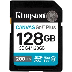 Buy Kingston Canvas Go Plus - 128GB XC Canvas Go Plus Gen4 - 200MB/s C10 UHS-I U... in Cyprus, Nicosia, Limassol, Larnaka, Pafos