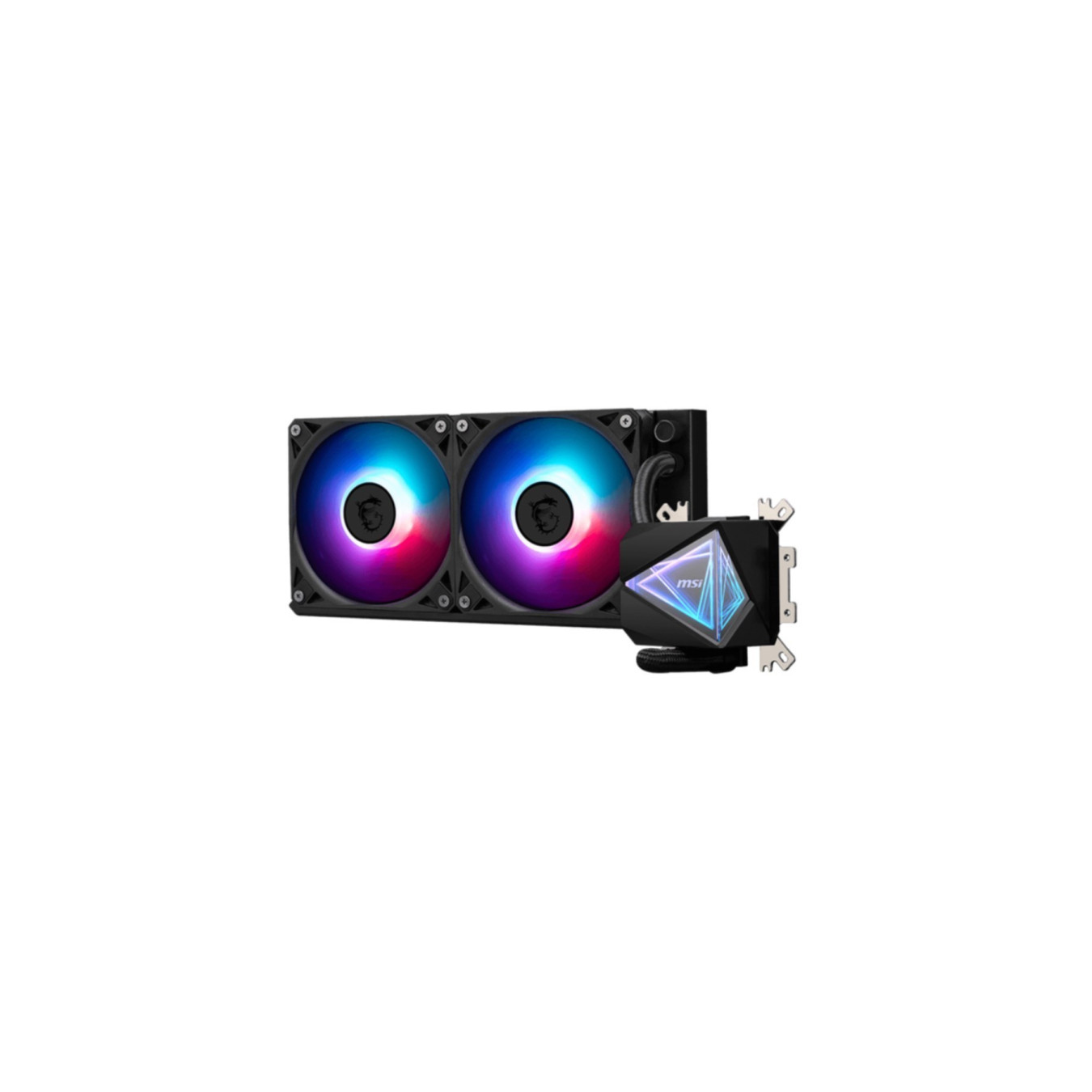 MSI MAG CORELIQUID I240 - 240mm AIO Liquid Cooler - Dual 120mm Fans, Infinite Mirror Pump — Buy in Cyprus with Fast Delivery