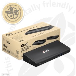 Buy Club3D 4K ChargingDock USB-C - 6xUSB3 2xDP HDMI LAN Audio in Cyprus, Nicosia, Limassol, Larnaka, Pafos