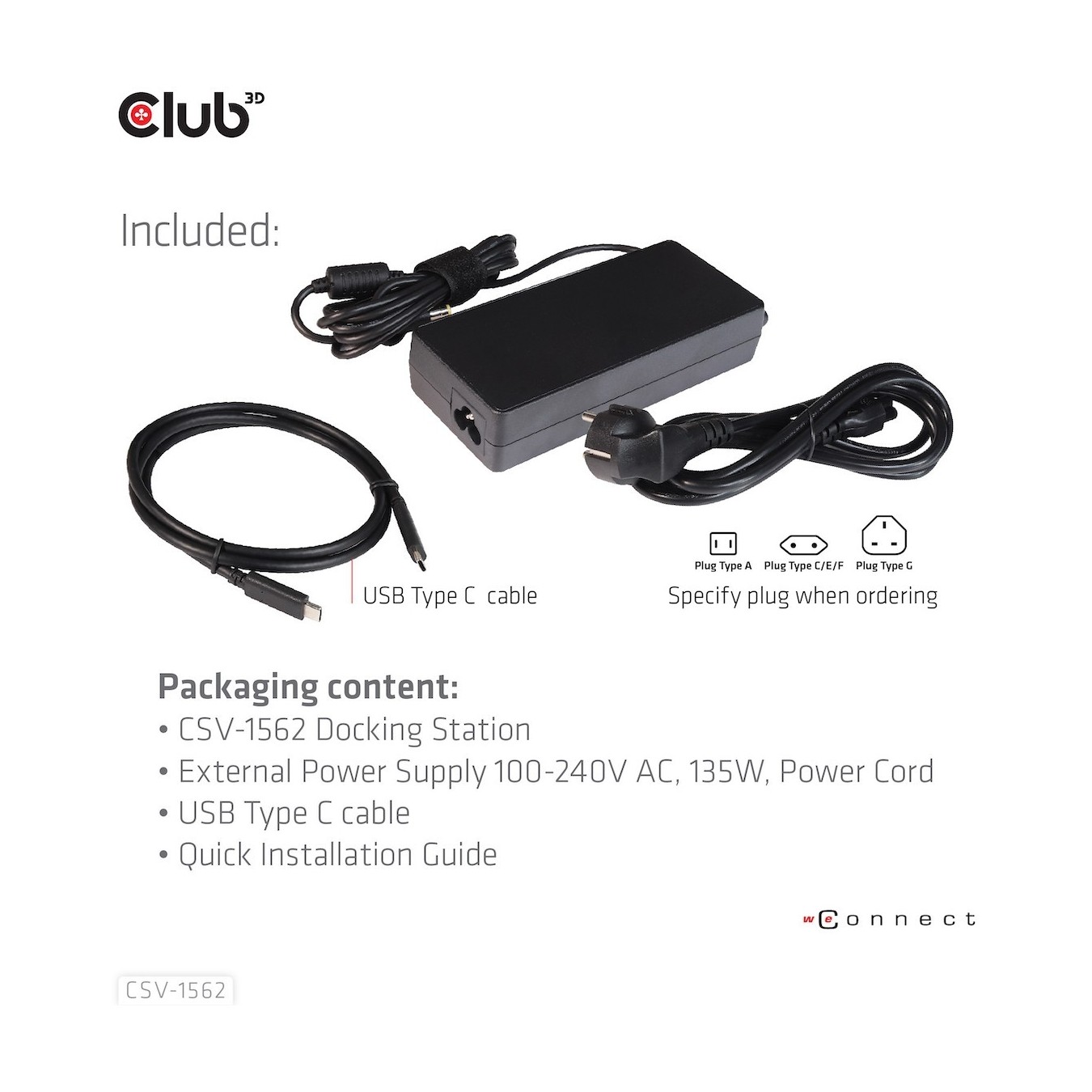Club3D 4K ChargingDock USB-C - 6xUSB3 2xDP HDMI LAN Audio — Buy in Cyprus with Fast Delivery