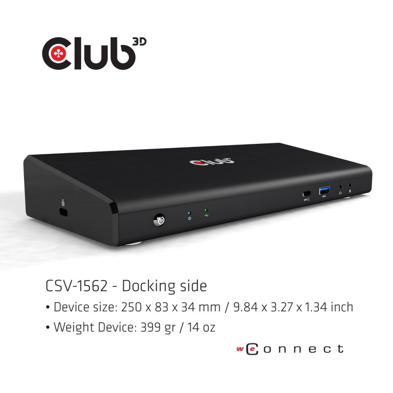 Buy Club3D 4K ChargingDock USB-C - 6xUSB3 2xDP HDMI LAN Audio in Cyprus, Nicosia, Limassol, Larnaka, Pafos