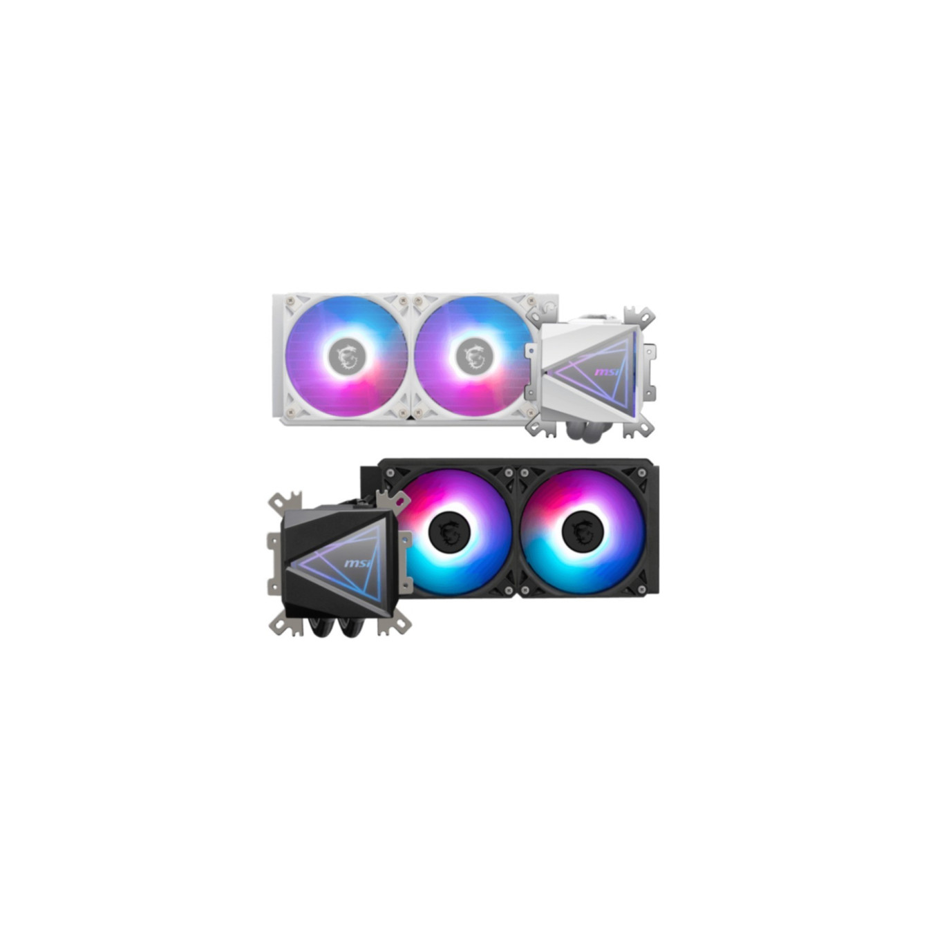 MSI MAG CORELIQUID I240 - 240mm AIO Liquid Cooler - Dual 120mm Fans, Infinite Mirror Pump — Buy in Cyprus with Fast Delivery
