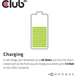 Buy Club3D 4K ChargingDock USB-C - 6xUSB3 2xDP HDMI LAN Audio in Cyprus, Nicosia, Limassol, Larnaka, Pafos