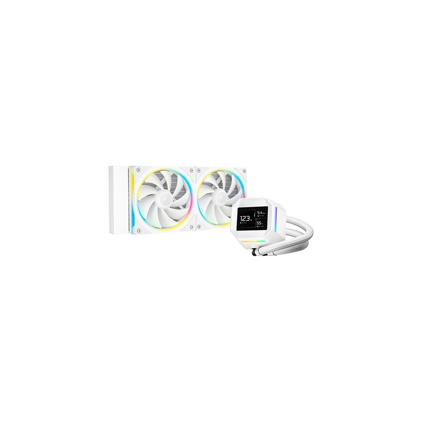 K Cooler Water Cooling Deepcool - LM240 - White — Buy in Cyprus with Fast Delivery