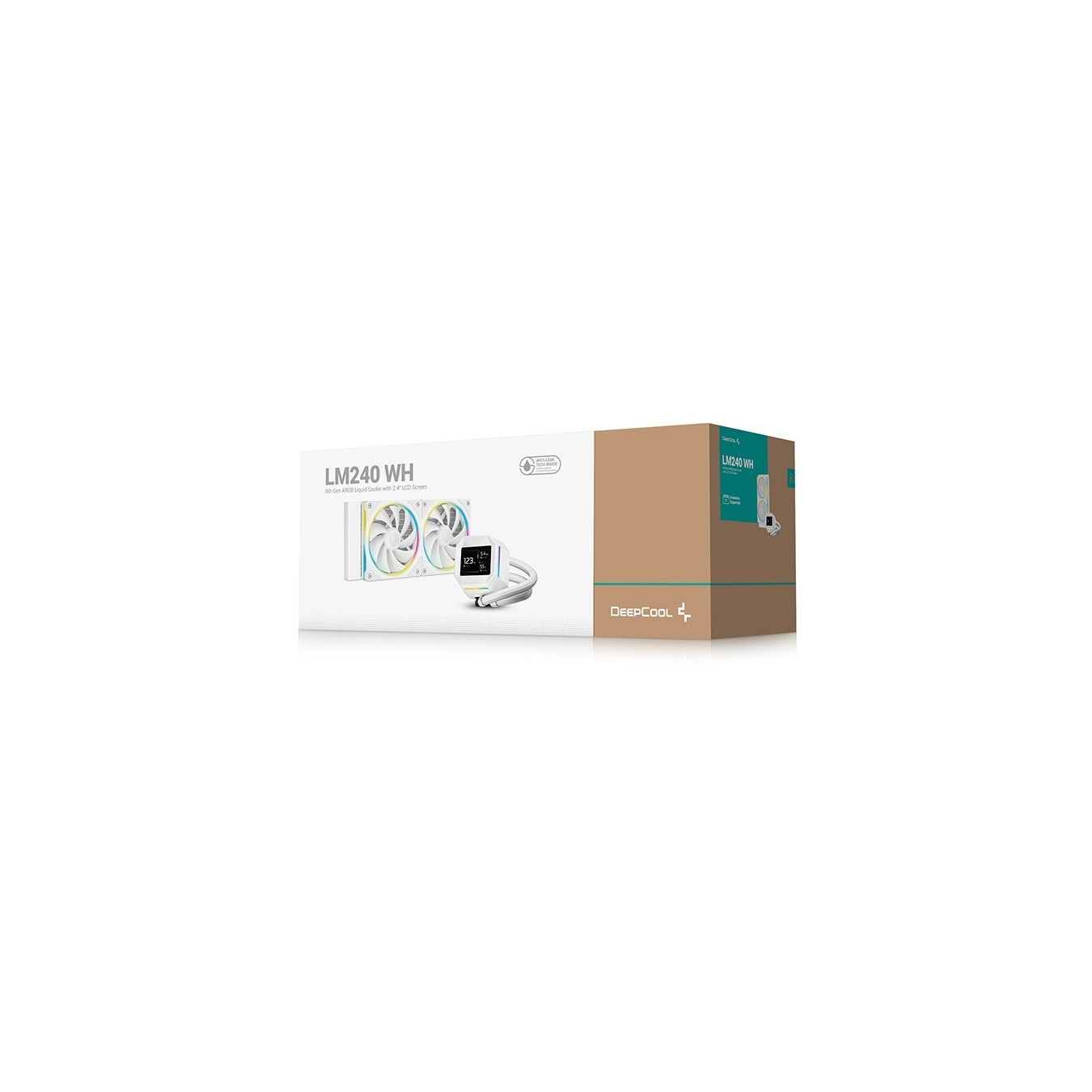 K Cooler Water Cooling Deepcool - LM240 - White — Buy in Cyprus with Fast Delivery