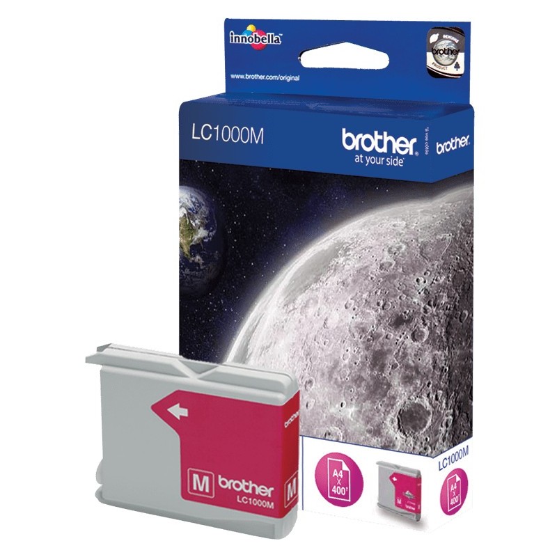 Buy Brother Ink - LC-1000M - Magenta up to 400 pages per ISO 24711 in Cyprus, Nicosia, Limassol, Larnaka, Pafos