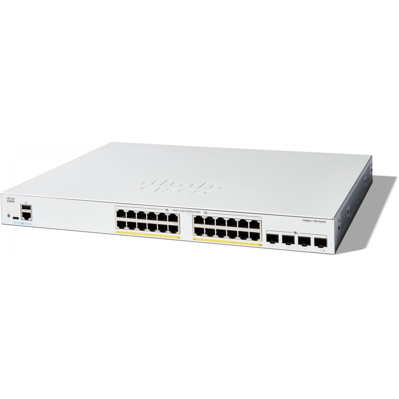 Cisco GSwitch 24+4P Catalyst - 1300-24FP-4X - PoE+ SFP+ M RM — Buy in Cyprus with Fast Delivery