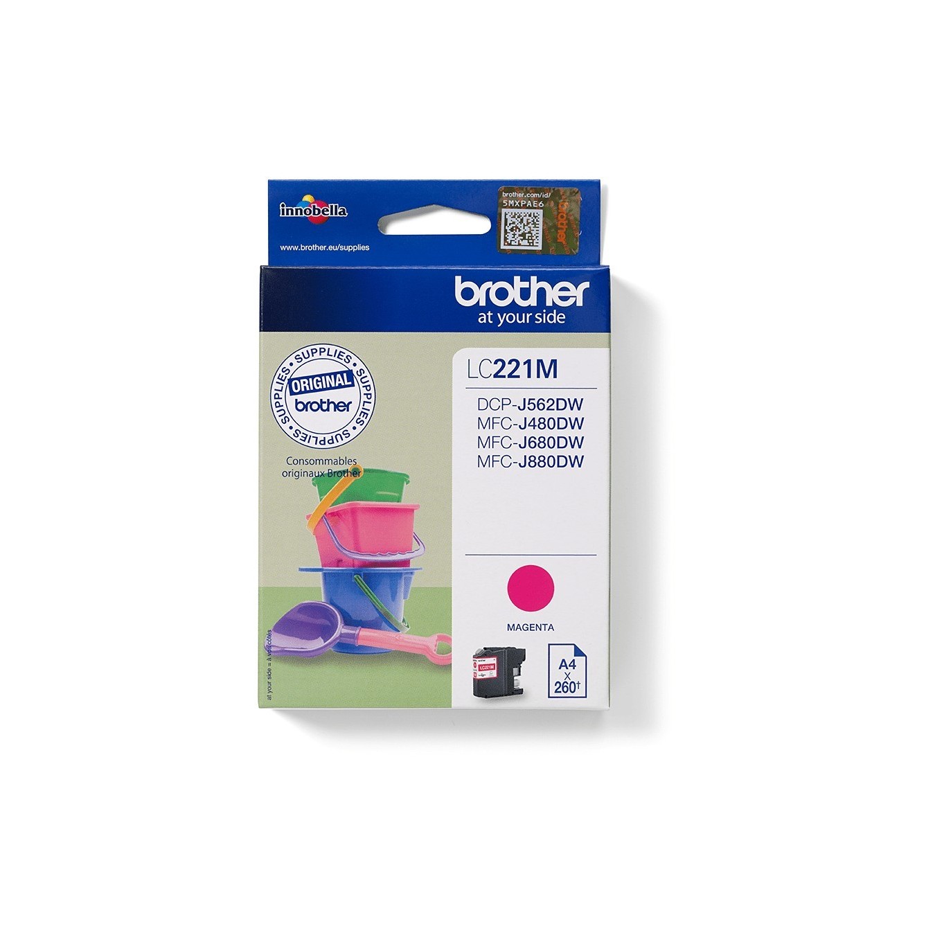Brother - LC221M - Magenta — Buy in Cyprus with Fast Delivery