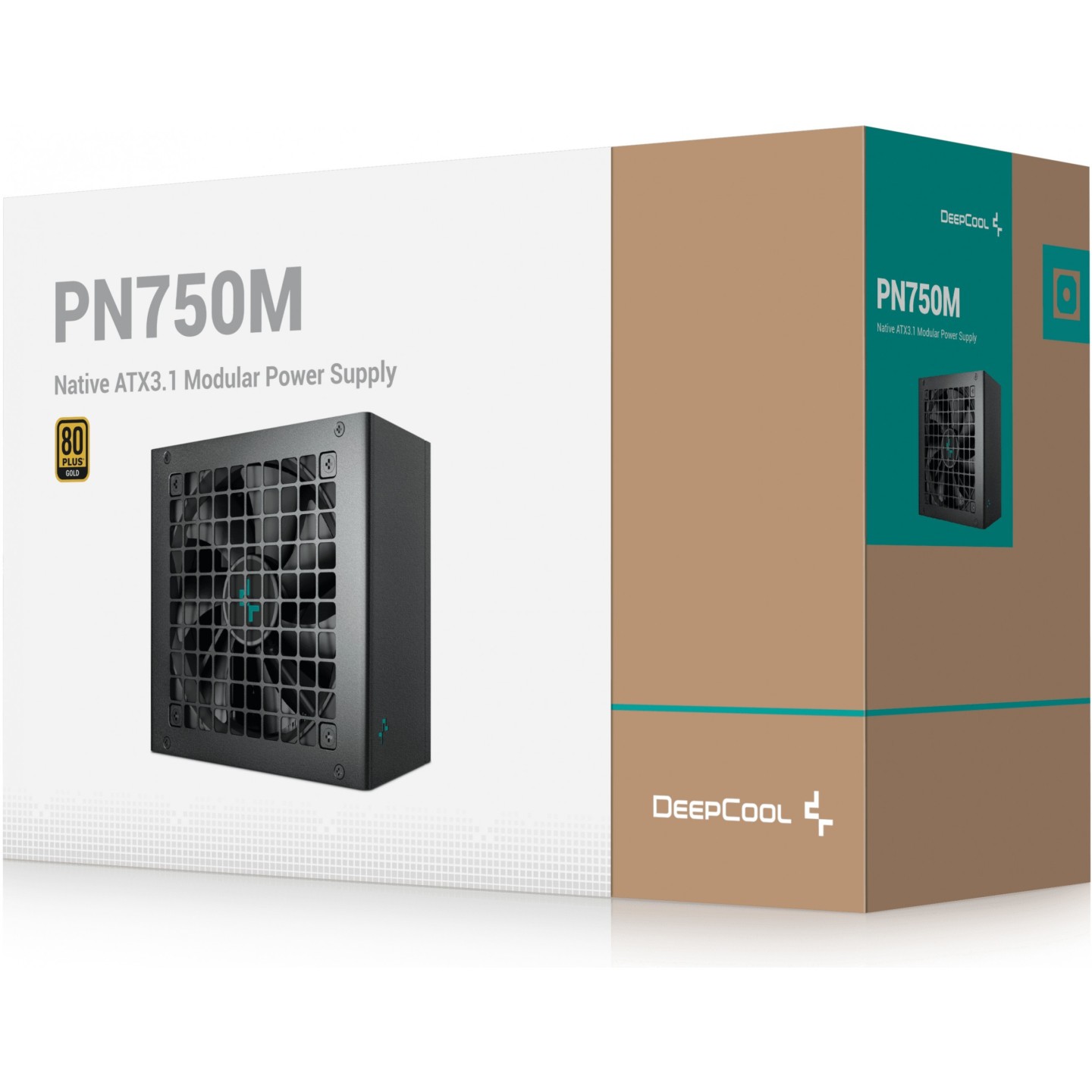 DeepCool PN750-M 750W Fully Modular ATX 3.1 PSU - 80 PLUS Gold - R-PN750M-FC0B-UK (Boxed) — Buy in Cyprus with Fast Delivery