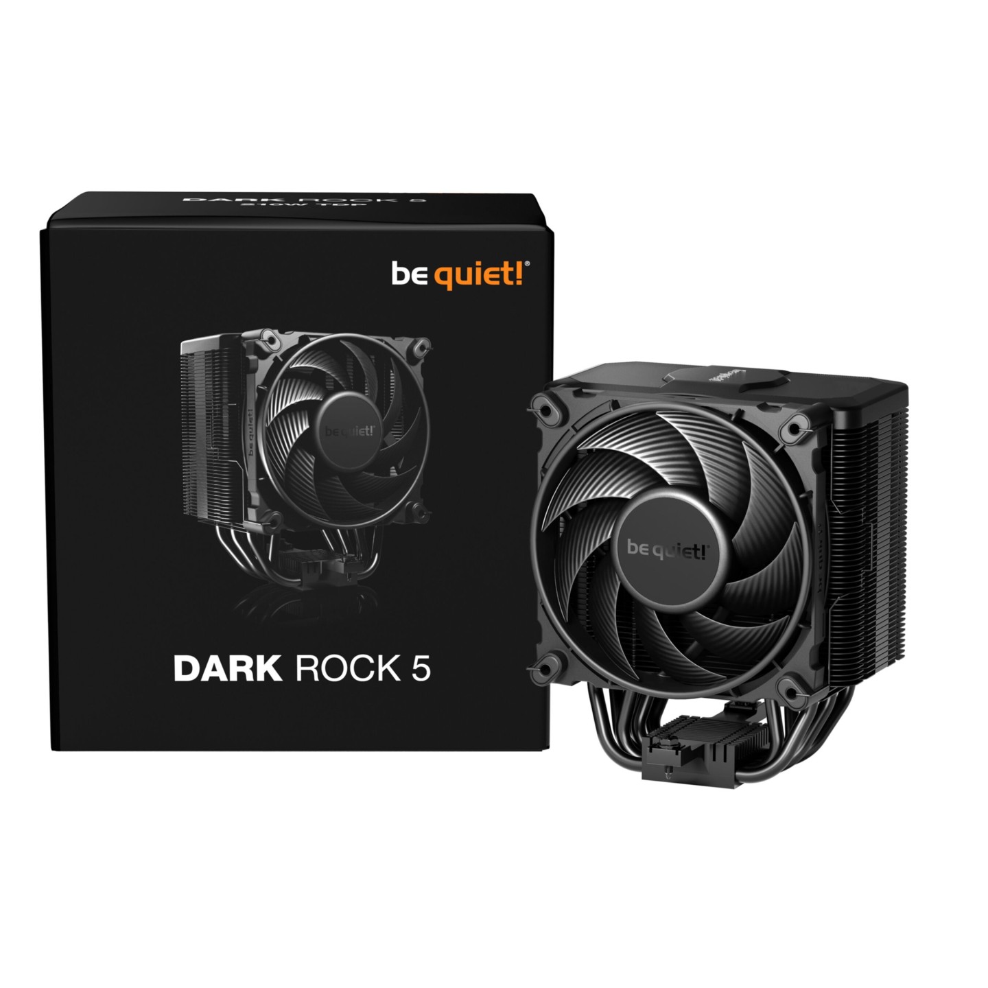 be quiet! Dark Rock 5 BK035 Black Silent 120mm CPU Cooler (Boxed) — Buy in Cyprus with Fast Delivery