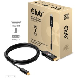 Buy Club3D HDMI Cable A - to USB-C active 4K60Hz 1.8m retail in Cyprus, Nicosia, Limassol, Larnaka, Pafos