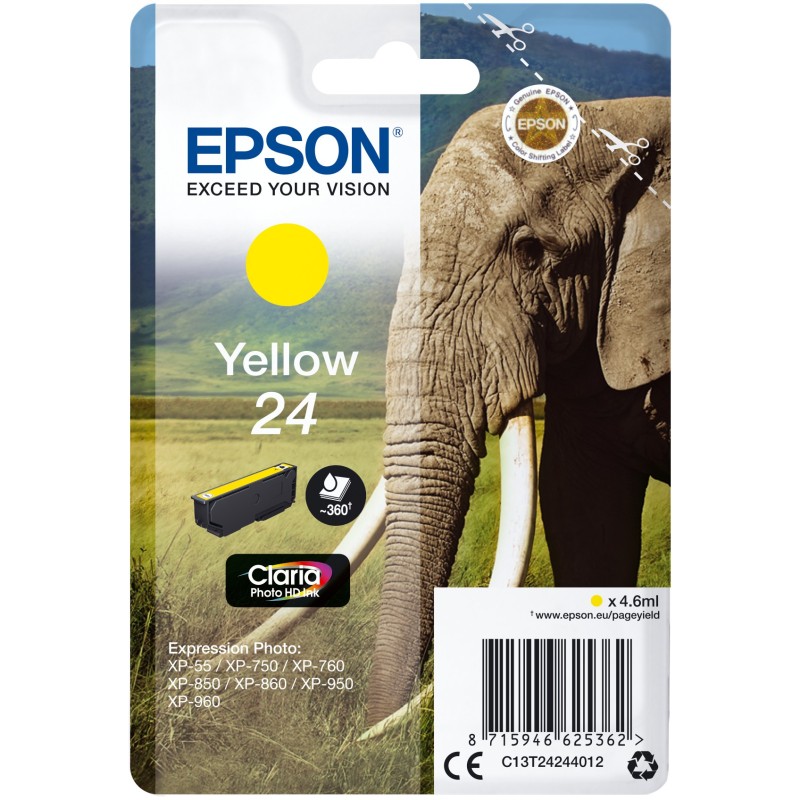 Buy Epson - C13T24244012 - yellow in Cyprus, Nicosia, Limassol, Larnaka, Pafos