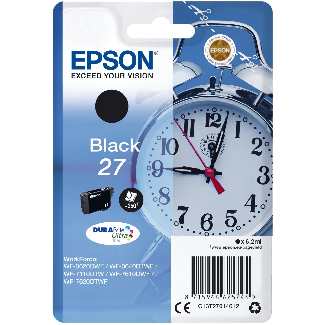 Epson 27 Blister - T2701 - Black NEW PACKAGING — Buy in Cyprus with Fast Delivery