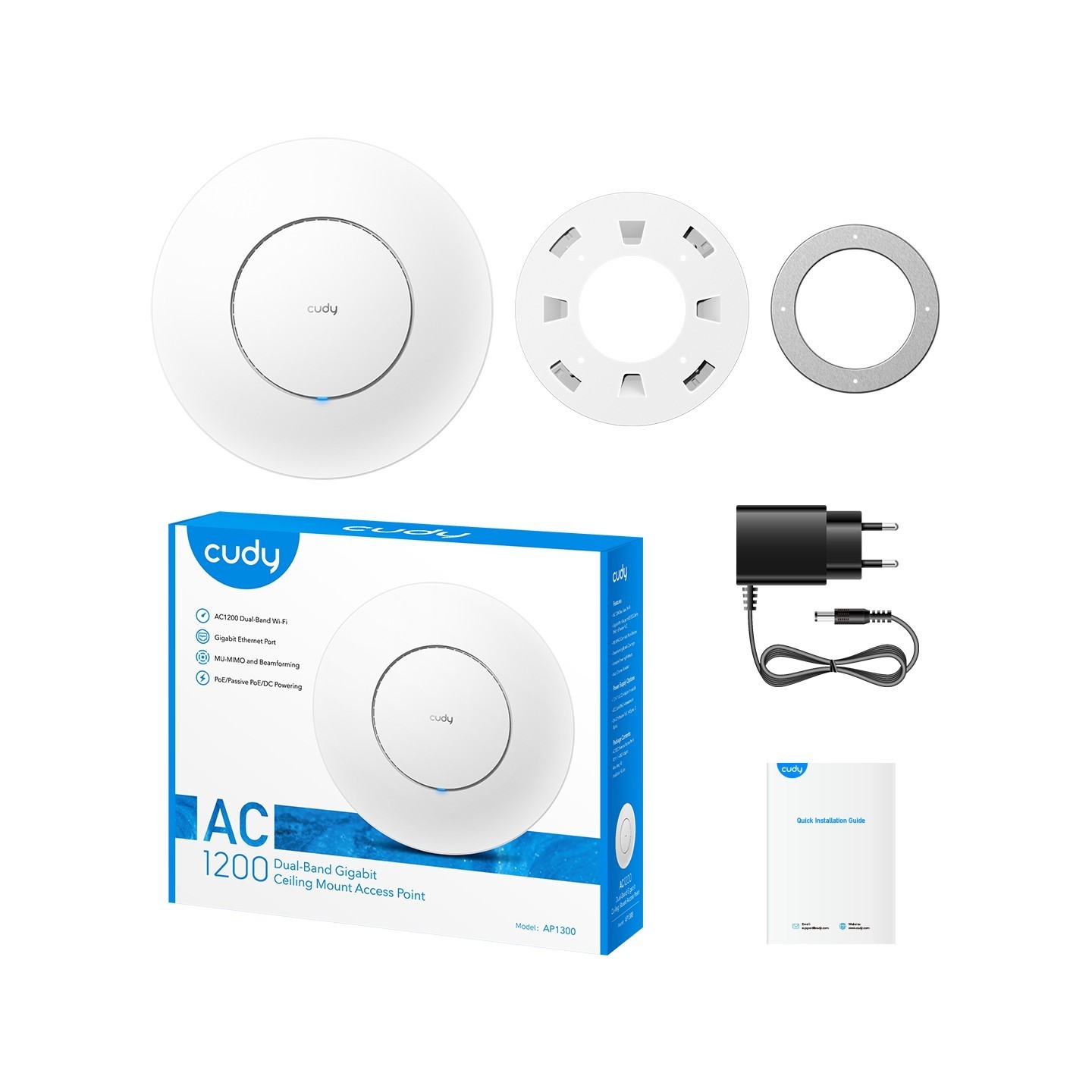 Cudy Access Point - AC1200 - Wi-Fi Gigabit Access Point — Buy in Cyprus with Fast Delivery