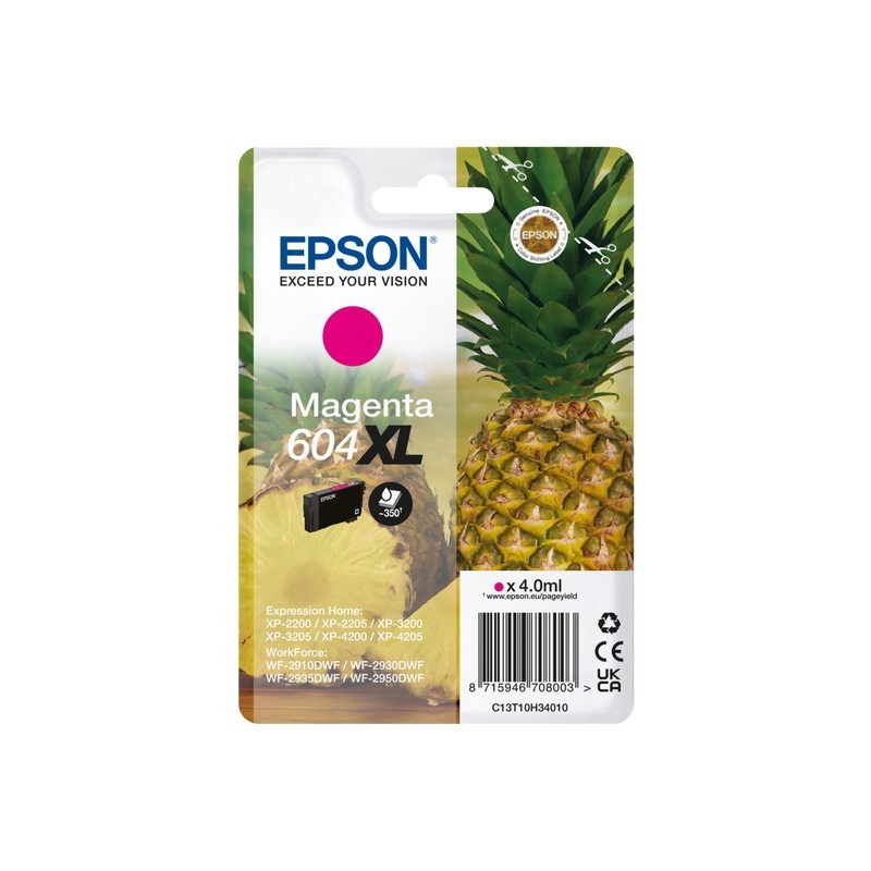 Buy Epson Ink 604XL - C13T10H34010 - Magenta up to 350 pages in Cyprus, Nicosia, Limassol, Larnaka, Pafos
