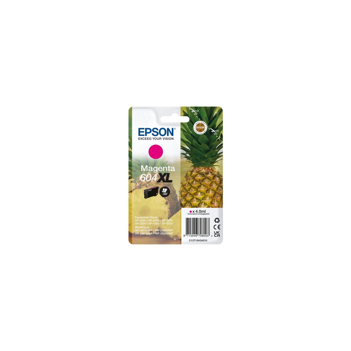 Epson Ink 604XL - C13T10H34010 - Magenta up to 350 pages — Buy in Cyprus with Fast Delivery