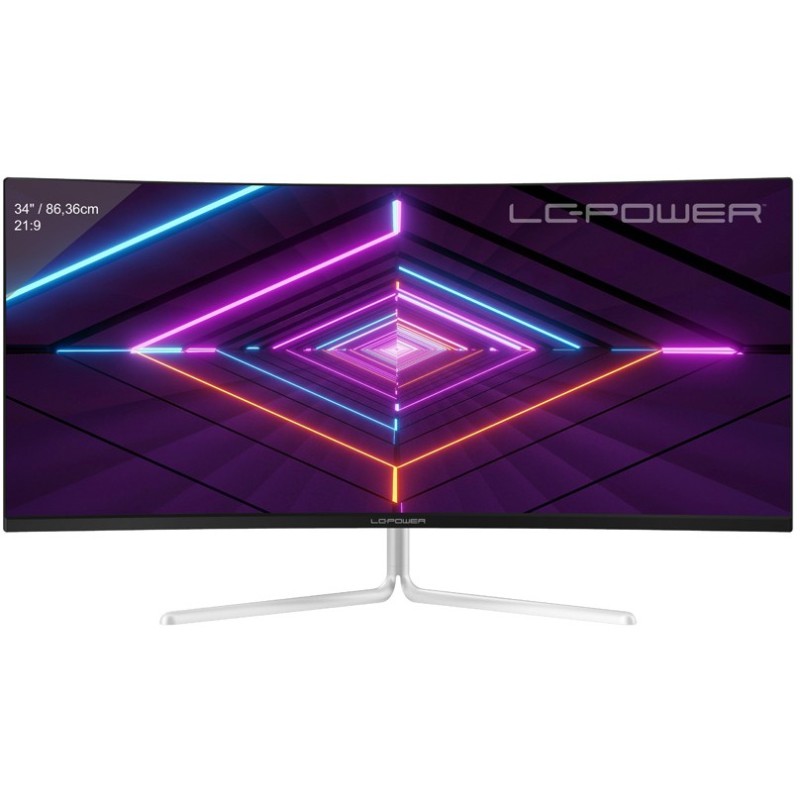 Buy LC-Power 86.36cm (34') - LC-M34-UWQHD-100-C-V3 - VA+DP+HDMI in Cyprus, Nicosia, Limassol, Larnaka, Pafos