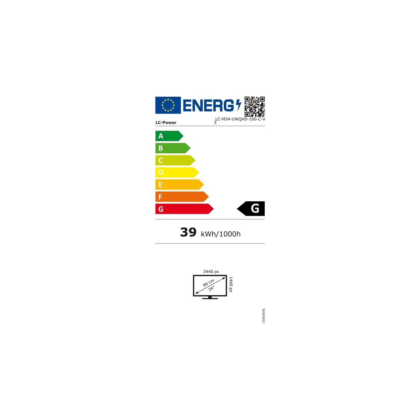 LC-Power 86.36cm (34") LC-M34-UWQHD-100-C-V3 VA+DP+HDMI (Boxed) — Buy in Cyprus with Fast Delivery