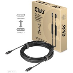 Buy Club3D Cable - USB 3.2 Type-C 5m Active St St in Cyprus, Nicosia, Limassol, Larnaka, Pafos