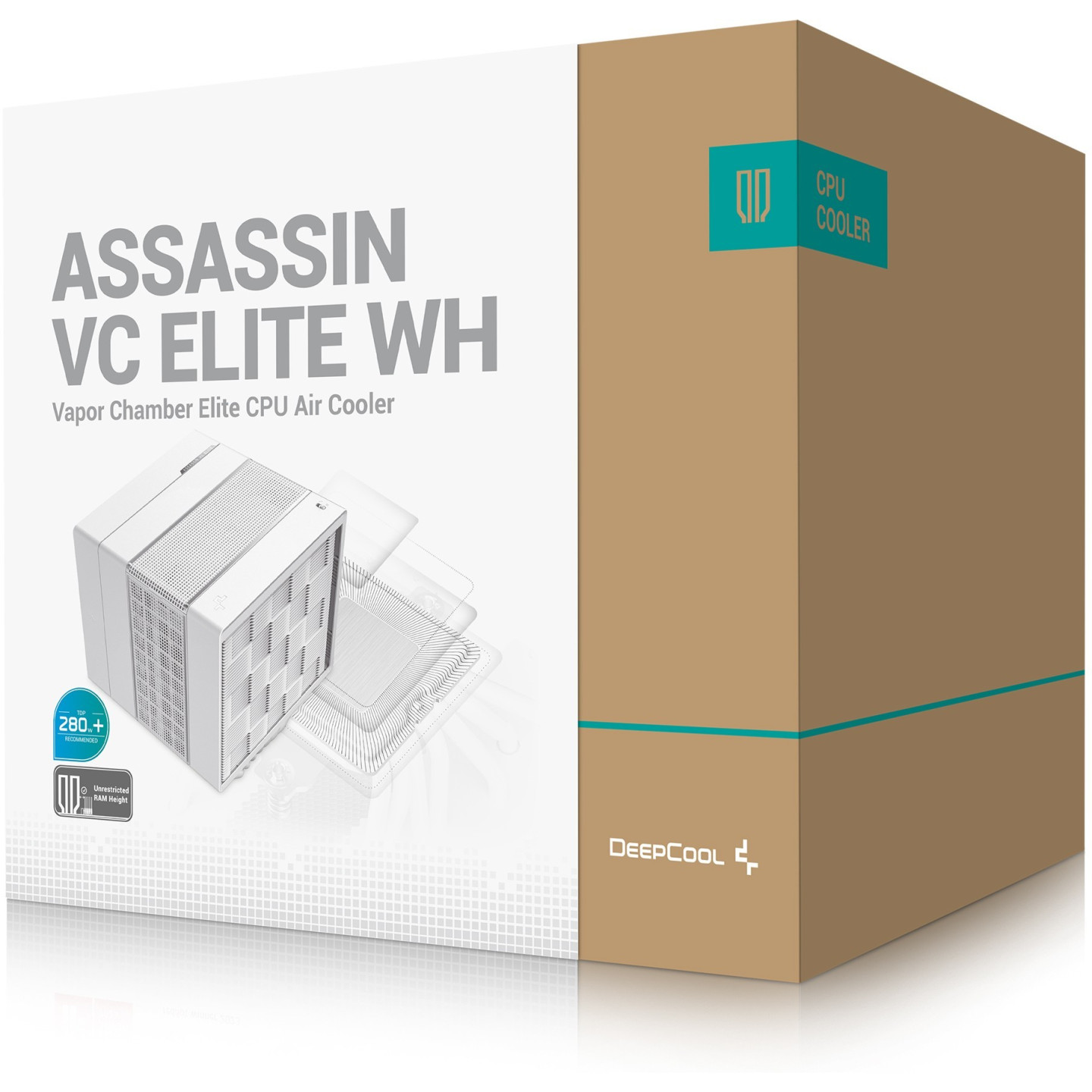 DeepCool Assassin VC Elite White CPU Air Cooler - 300W TDP (Boxed) — Buy in Cyprus with Fast Delivery