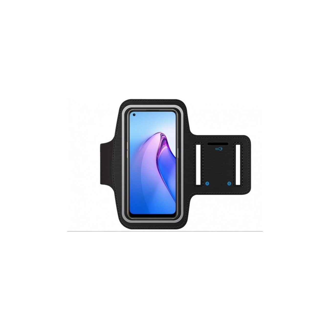 Oppo Velcro Wristband for Mobile Phone - Black — Buy in Cyprus with Fast Delivery