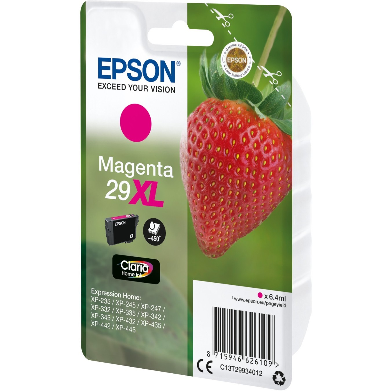 Epson Ink Cartridge - 29XL - Magenta, New Packaging — Buy in Cyprus with Fast Delivery