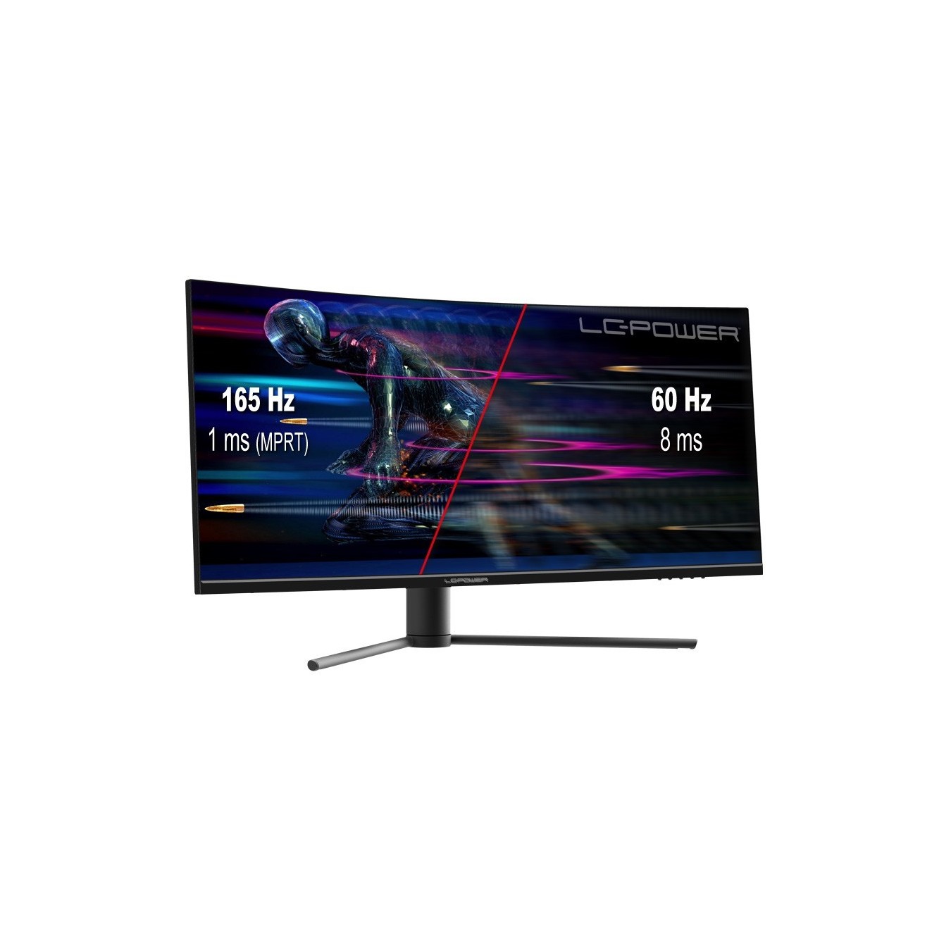 LC-Power 86.36cm (34') - LC-M34-UWQHD-165-C - VA+DP+HDMI — Buy in Cyprus with Fast Delivery