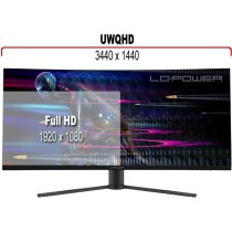 LC-Power 86.36cm (34') - LC-M34-UWQHD-165-C - VA+DP+HDMI — Buy in Cyprus with Fast Delivery