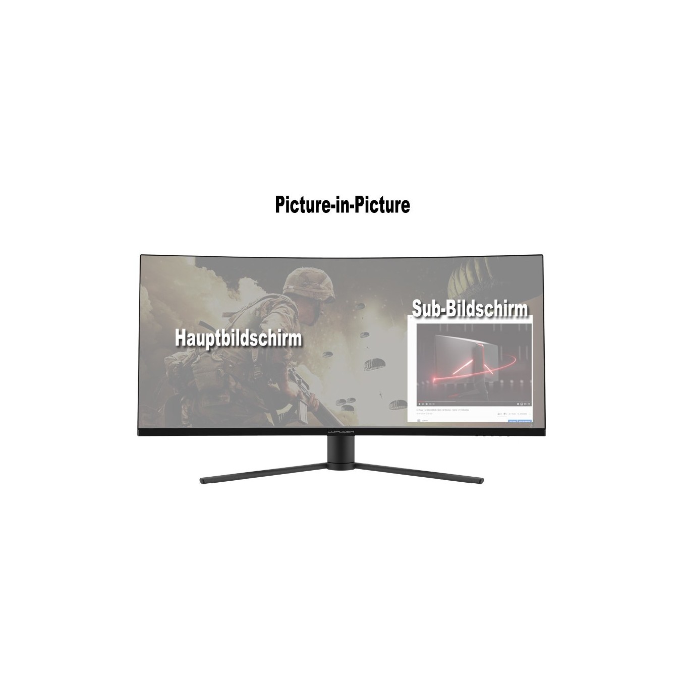 LC-Power 86.36cm (34') - LC-M34-UWQHD-165-C - VA+DP+HDMI — Buy in Cyprus with Fast Delivery
