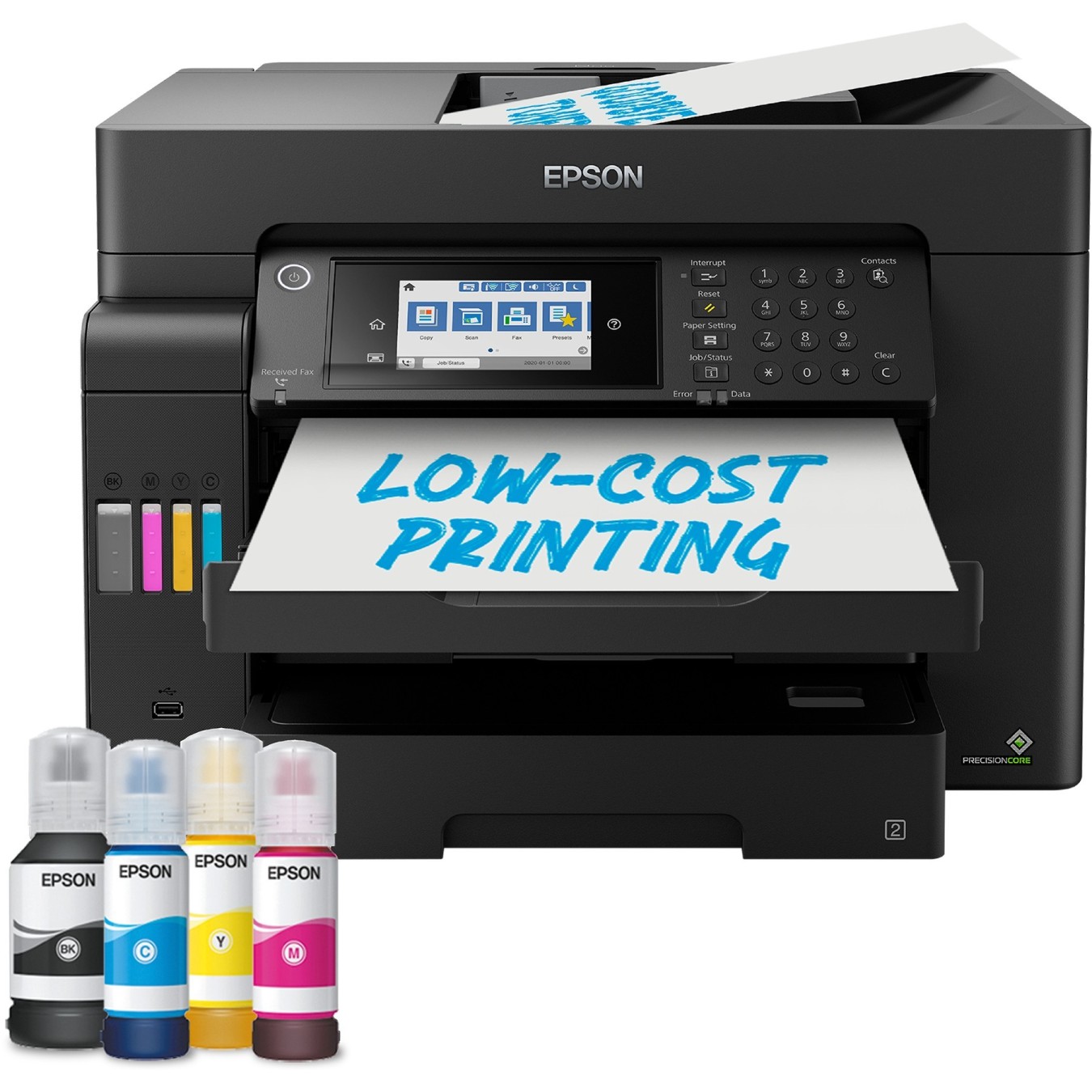 EPSON EcoTank MFP Colour Inkjet - ET-16655 - ITS A3 25ppm Print 550sheets USB LAN Wi-Fi Black