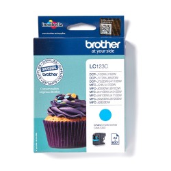 Buy Brother Ink - LC-123C - Cyan up to 600 pages per ISO/IEC 24711 in Cyprus, Nicosia, Limassol, Larnaka, Pafos