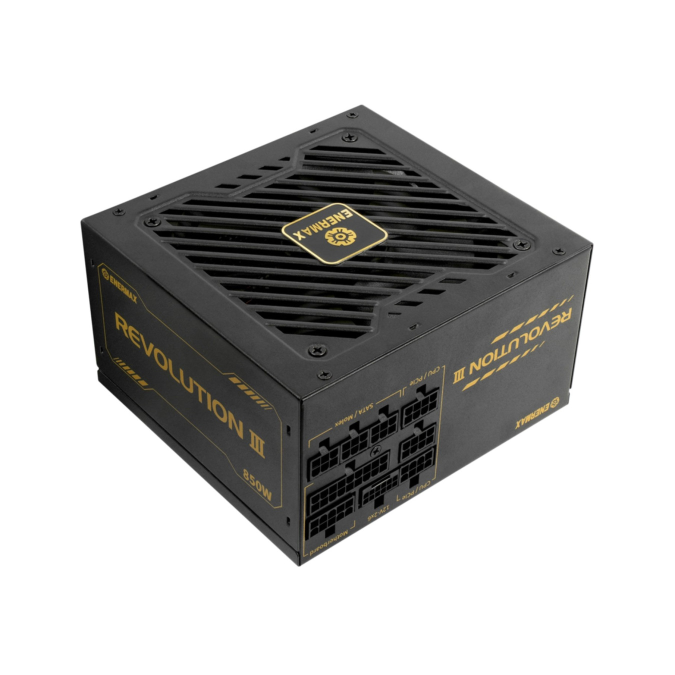 Enermax Revolution 3 850W - ATX 3.1 (PCIe 5.1) - 80 PLUS Gold, Fully-Modular, Black — Buy in Cyprus with Fast Delivery