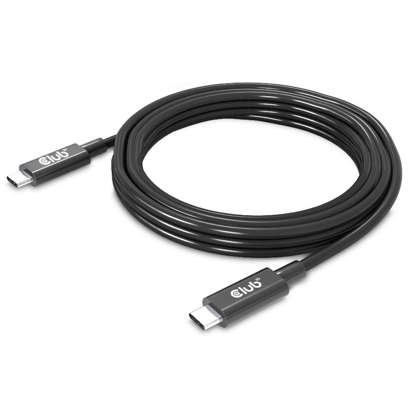 Buy Club3D USB 4 Type-C Cable - PD 240W 8K 40Gbps 3m St St in Cyprus, Nicosia, Limassol, Larnaka, Pafos