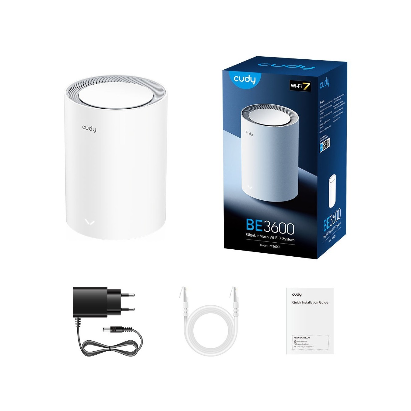 Cudy M3600 BE3600 Wi-Fi 7 Mesh System – Dual-Band 3.6Gbps 3xGigabit | Armenius Store