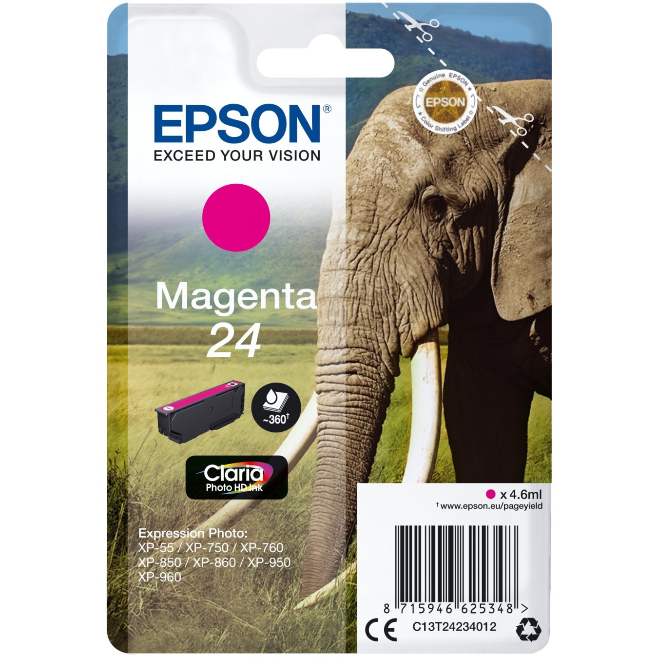 Epson magenta - C13T24234012 - magenta — Buy in Cyprus with Fast Delivery